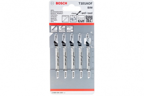 Купить Пилочки BOSCH  T 101  AOF     2.608.634.233 фото №1