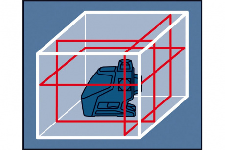 Купить Лазерный уровень BOSCH GLL 3-80 P + BМ 1 держатель     0.601.063.302 фото №6
