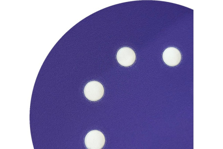 Купить Диск шлифовальный ABRAFORCE Purple Film на плёночной основе  8 отв.  125мм Р400  уп. 5 шт. фото №3