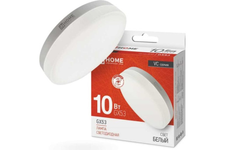 Купить Лампа светодиодная IN HOME LED-GX53-VC 10Вт 230В 4000К 800Лм фото №1