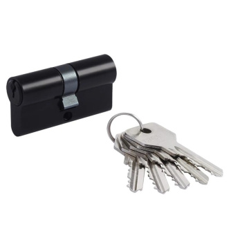 Купить Цилиндр "Нора-М" Л-60мм ECO-STD Z  30х30   черный ключ-ключ  18569 фото №1